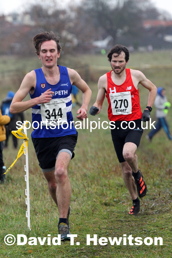 Senior men, 2021 North Eastern Cross Country Championships, Sedgefield. Photo: David T. Hewitson/Sports for All Pics